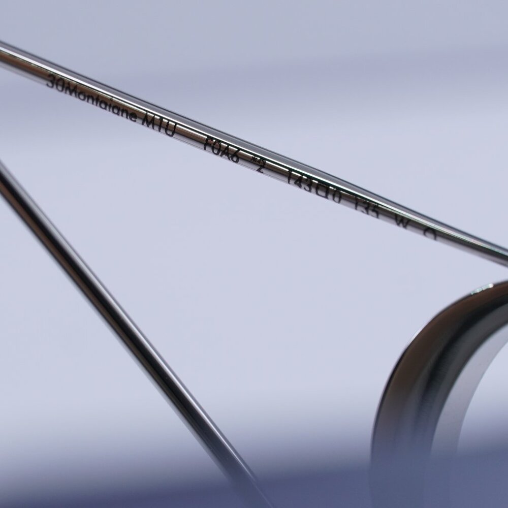 Dior 30MONTAIGNE M1U F0A6 Shield Rimless Sunglasses - Silver / Grey - Picture 10 of 12